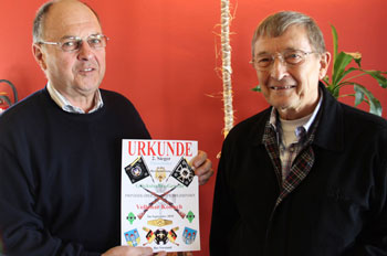 Volkmar Költzsch 2. Sieger beim Glücksschießen!